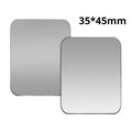Placa metálica para soporte magnético de teléfono de coche, soporte adhesivo universal de disco de chapa de hierro para teléfono móvil, soporte magnético para iPhone