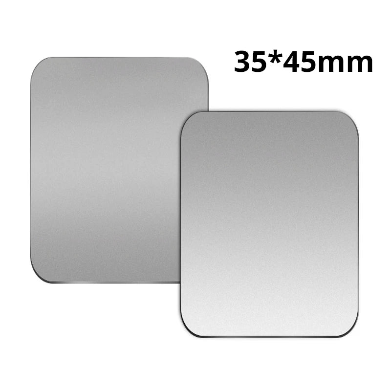 Placa metálica para soporte magnético de teléfono de coche, soporte adhesivo universal de disco de chapa de hierro para teléfono móvil, soporte magnético para iPhone
