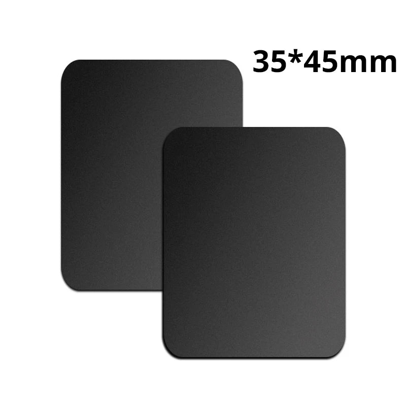Placa metálica para soporte magnético de teléfono de coche, soporte adhesivo universal de disco de chapa de hierro para teléfono móvil, soporte magnético para iPhone