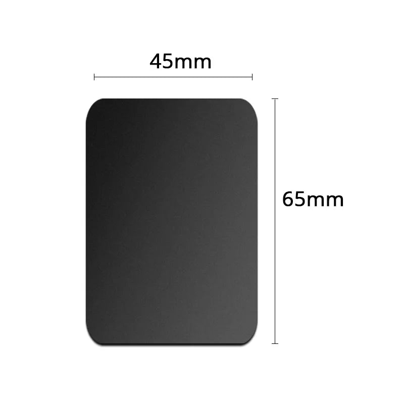 Placa metálica para soporte magnético de teléfono de coche, soporte adhesivo universal de disco de chapa de hierro para teléfono móvil, soporte magnético para iPhone