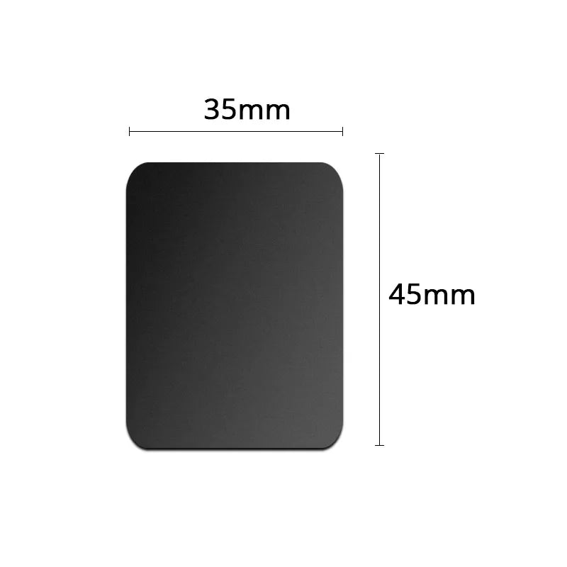 Placa metálica para soporte magnético de teléfono de coche, soporte adhesivo universal de disco de chapa de hierro para teléfono móvil, soporte magnético para iPhone