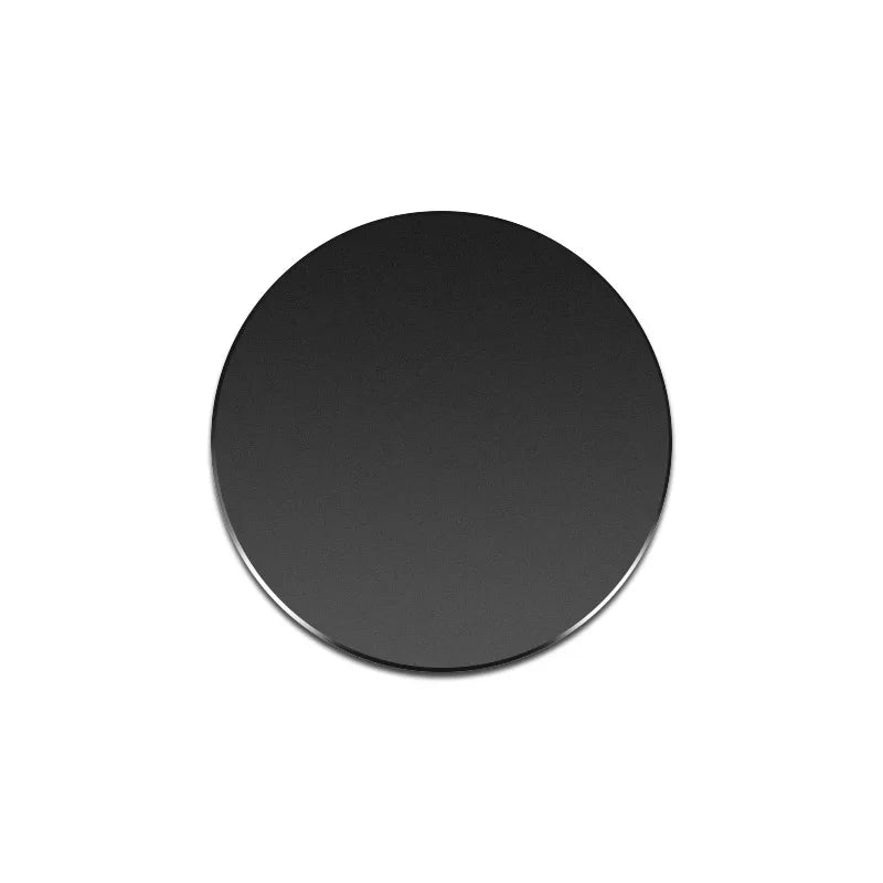 Placa metálica para soporte magnético de teléfono de coche, soporte adhesivo universal de disco de chapa de hierro para teléfono móvil, soporte magnético para iPhone
