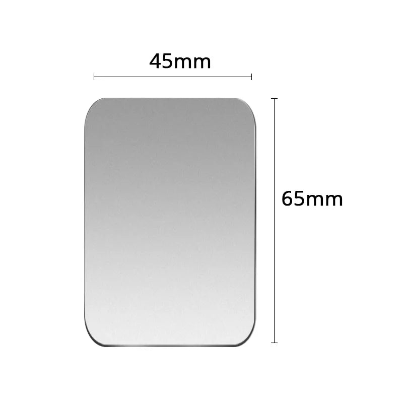 Placa metálica para soporte magnético de teléfono de coche, soporte adhesivo universal de disco de chapa de hierro para teléfono móvil, soporte magnético para iPhone