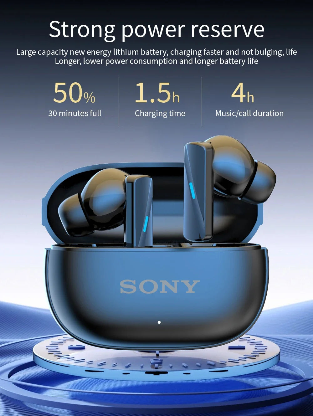 Original Sony Mate 50 TWS Wireless Bluetooth Earphones In Ear True Sport Headphones HiFI Stereo Game Waterproof Headset With Mic