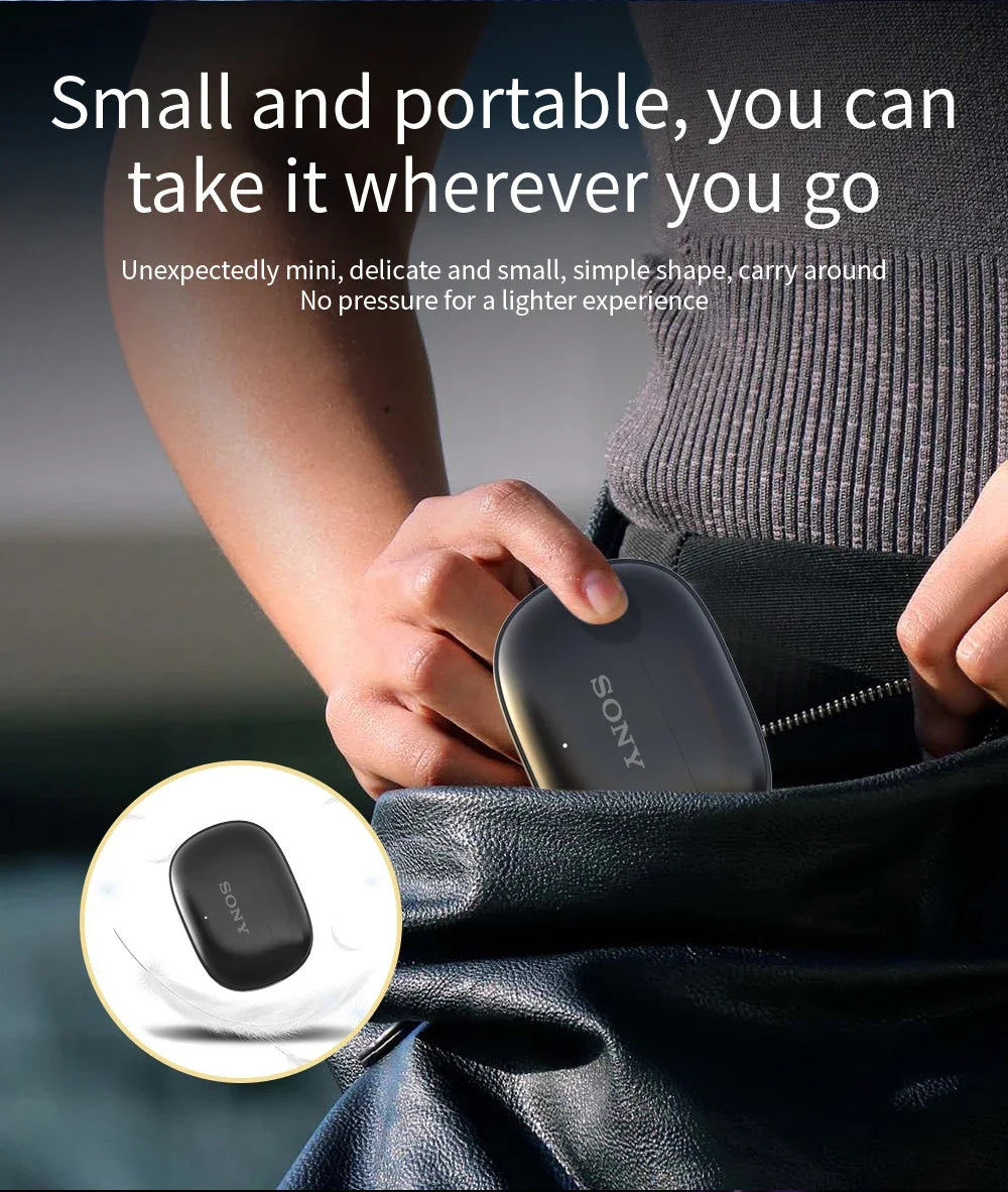 Original Sony Mate 50 TWS Wireless Bluetooth Earphones In Ear True Sport Headphones HiFI Stereo Game Waterproof Headset With Mic