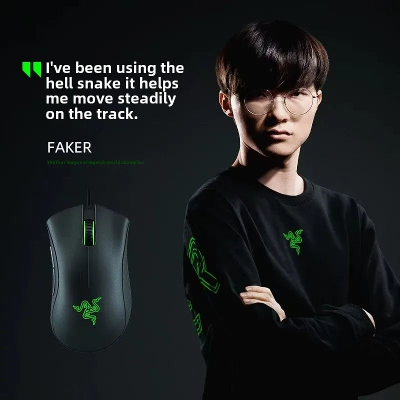 Razer Purgatory Viper Standard Edition 6400DPI Wired Gaming Mouse Brand Merchandise Birthday Gift Graduation Wholesale
